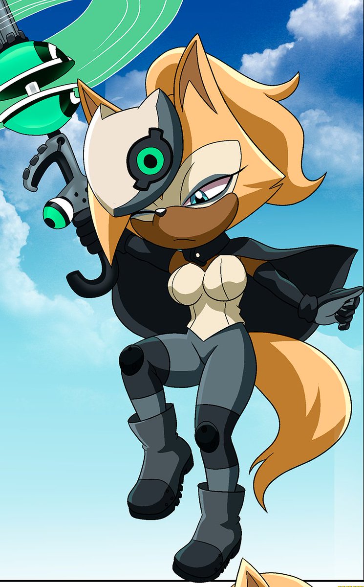MobiusOut's tweet photo. Whisper arrives to help Tangle with the task they were assigned. #tanglethelemur #WhisperTheWolf #Palcomix #MobiusUnleashed #SonicPorn https://t.co/npaW7GQwHM