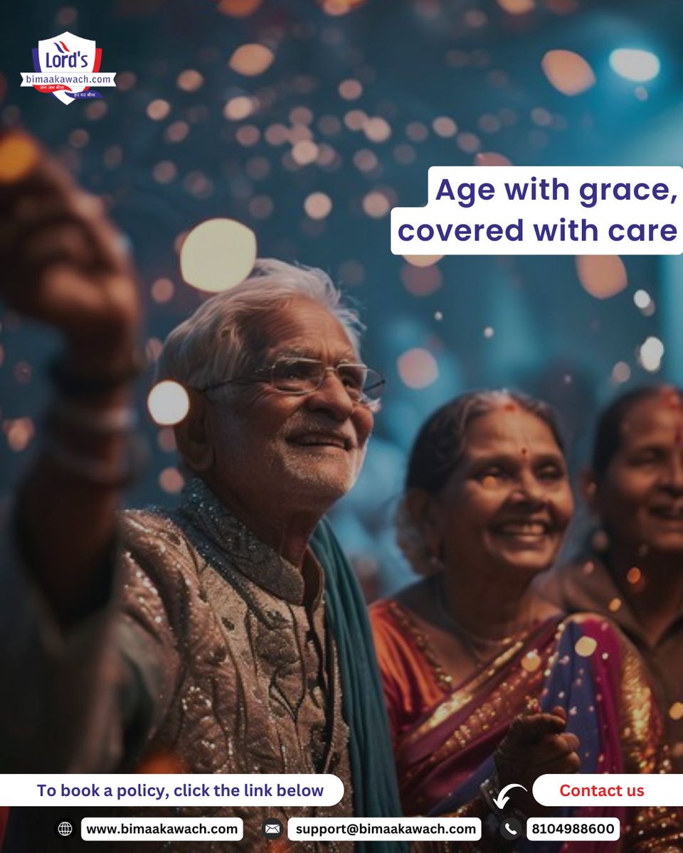 LBimaakawach's tweet image. As we age, our health needs evolve. 🧓👵 Make sure you're covered with a plan tailored for seniors.
Explore senior health plans now 
👉 [bimaakawach.com/health#!#Basic…]

#SeniorCare #HealthInsurance #InsuranceForSeniors #StayProtected #HealthCoverage #LordsMarkInsurance