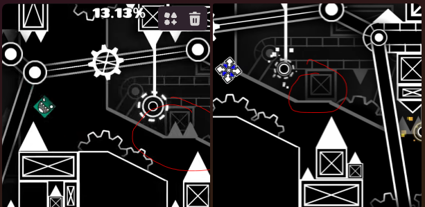 Piixyv's tweet photo. @Luizninja14 @akuna_kun it's similar to taotb where there's specific structures in the level you must find for the end combination. Randomized every attempt, there's 5 structures u look for. if u see any of the structures missing, you click the end trigger (each structure is chronologically ordered) https://t.co/N8ddGSKIXL
