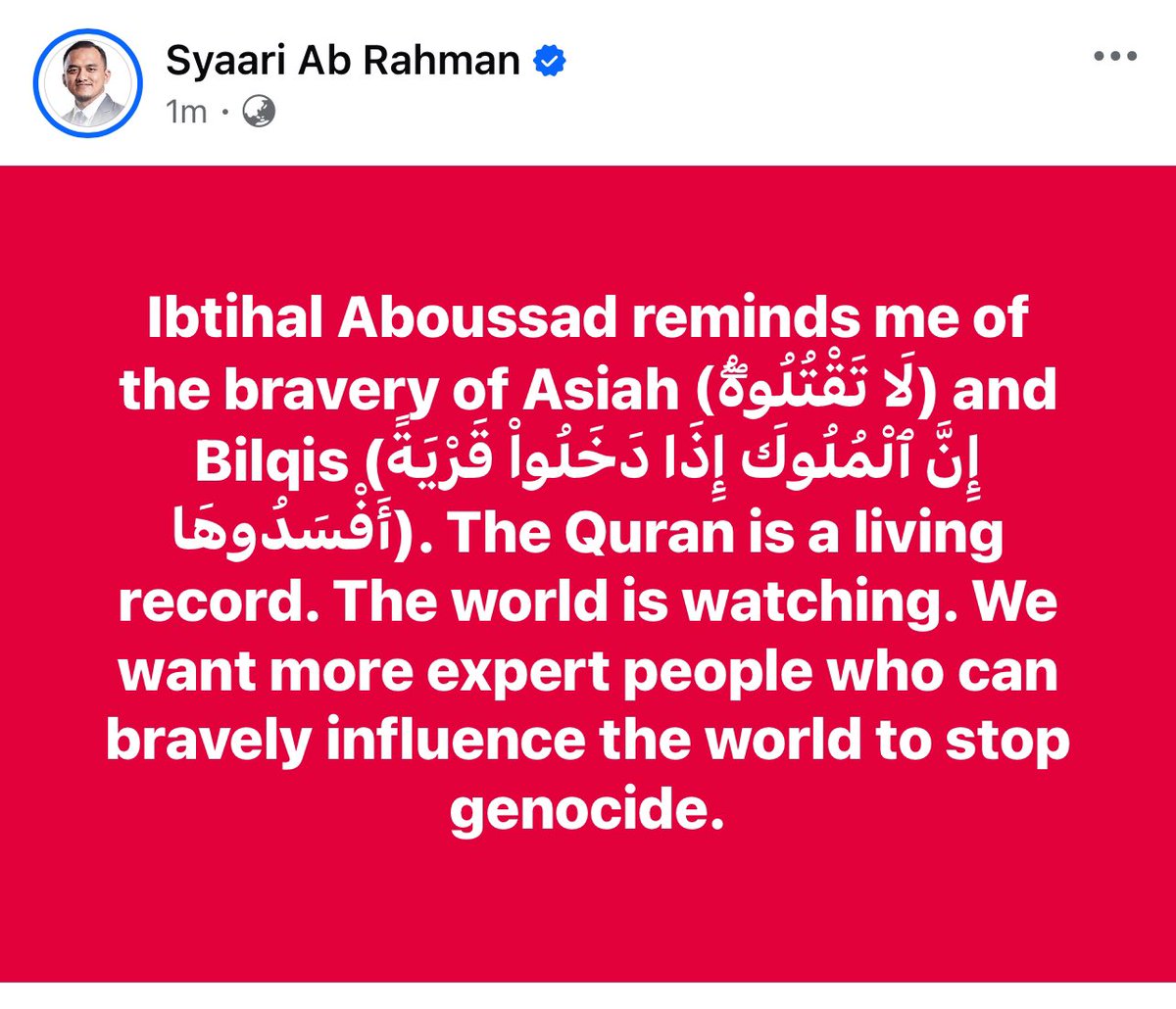 Setiap apa yang berlaku di sekeliling kita, setiap memberi “tafsiran” pada ayat-ayat Allah. Hanya perlu memilih untuk kembali pada Dia.