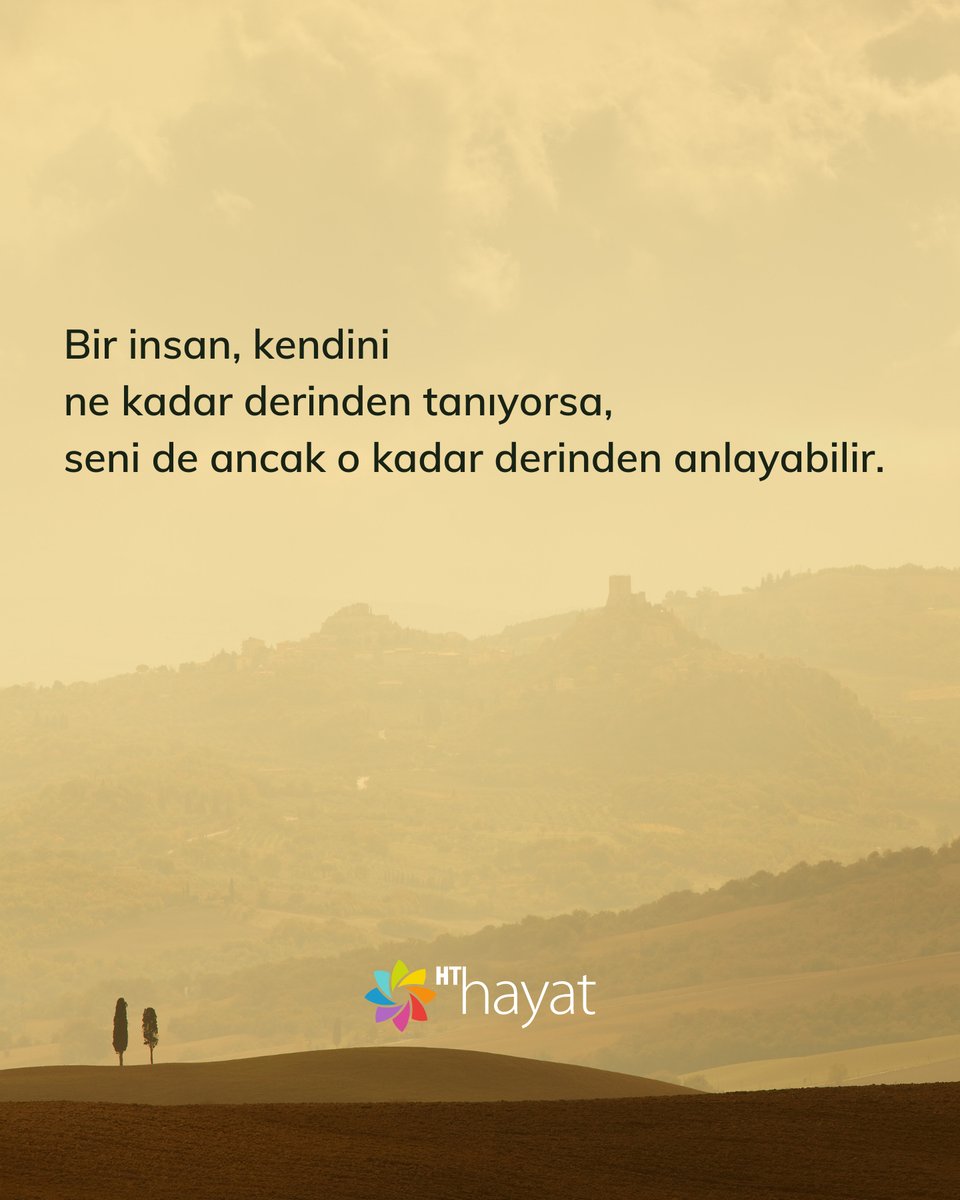 #birhatırlatma :
Bazen birinin bizi neden anlayamadığını sorgularız... Oysa mesele bizde değil, onların kendilerinde ne kadar derine inebildiklerinde saklıdır. Çünkü bir insan, iç dünyasında ne kadar yol aldıysa, başkasının dünyasına da ancak o kadar yaklaşabilir.