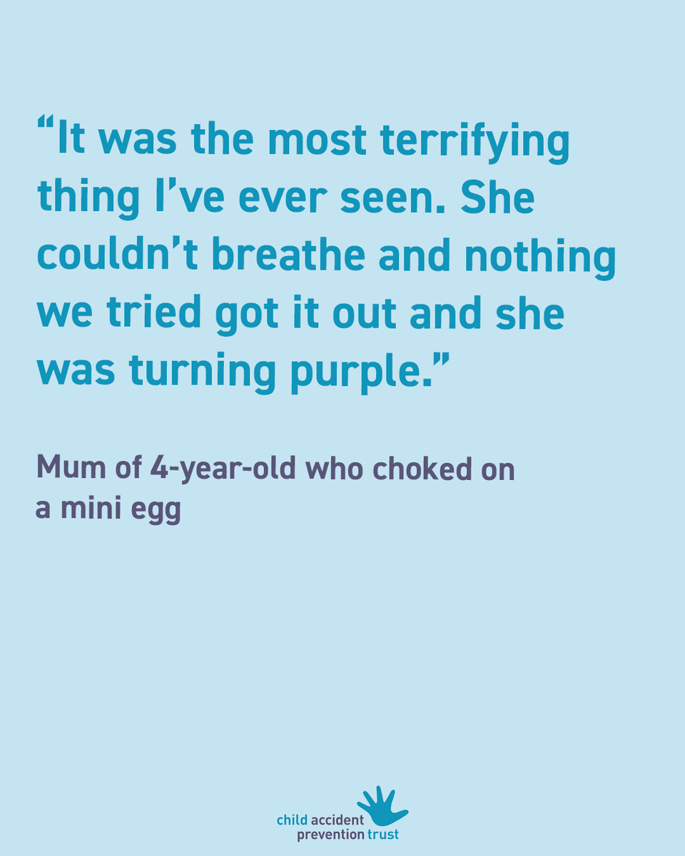 CAPTcharity's tweet photo. Mini eggs are the perfect size and shape to completely block a small child’s airway and choke them. And, their hard shell can make it difficult to dislodge with standard first aid.

Learn more about common choking hazards and first aid: https://t.co/ieKd9Ed3kT https://t.co/BSn9C6m8kw