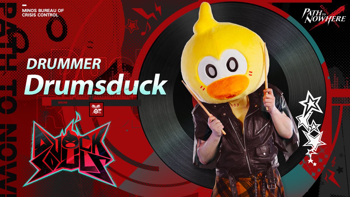 PathtoNowhereEN's tweet photo. ■ Born to quack, built to rock!
Introducing the Hottest Band in DisCity: Duck Souls!
Meet the feathered rebels shaking up the music scene:
Bassquack (Slappin' the bass)
Guiduck (Shreddin' the strings)
Drumsduck (Bangin' the beats)
Duckeyboard (Melody maestro)
#PatchtoNowhere #PTN #DuckSouls