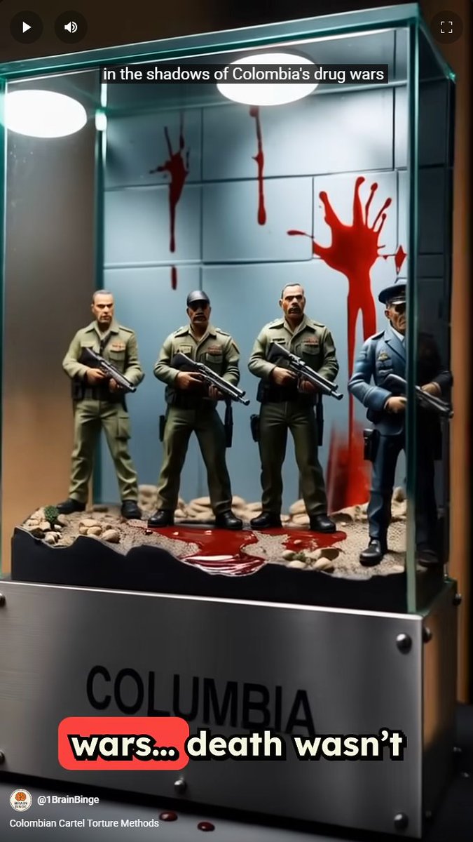 djzanz's tweet photo. Nicely created about the Colombian Cartel Tortures in 3D
Check out this video
https://t.co/4YwZi2iDlI

#PabloEscobar #ColombianCartel #DarkHistory #TrueCrimeShorts #CartelSecrets #MedellinCartel #HorrorHistory #EscobarEmpire #NarcosLife #HistoryUncovered #TrueCrimeCommunity https://t.co/obF5TQs4Z2