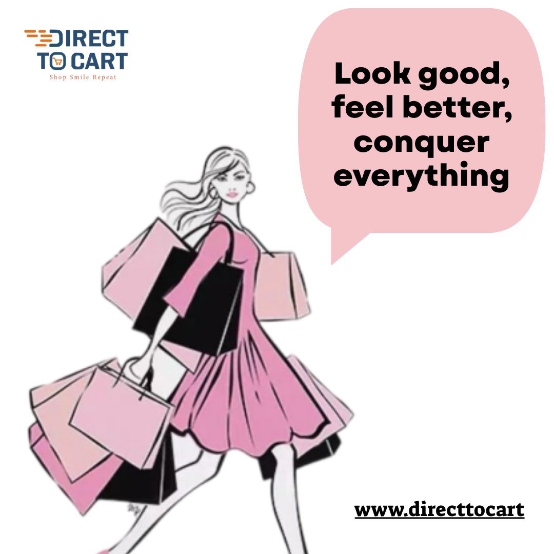 directtocart's tweet photo. Look good ✔️
Feel amazing ✔️
Rule the world ✔️
It all starts with shopping smart at Direct to Cart ���🛍️
.
🛒 Start your fashion journey now → https://t.co/NflfJmgNBd
.
#DirectToCart #OnlineShopping #EcommerceFashion #ShopTheLook #StyleWithConfidence #FeelGoodFashion https://t.co/uK5qu4SLcY