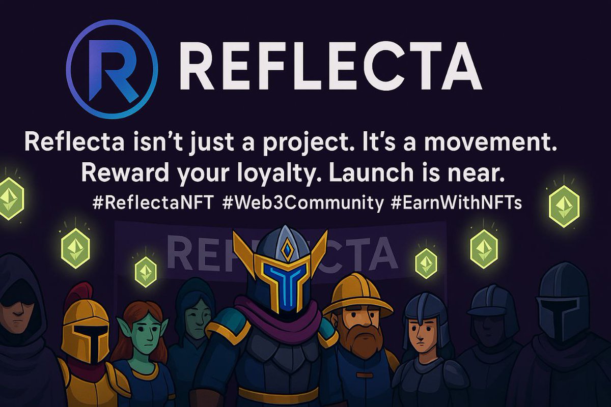 Reflectatoken's tweet photo. Reflecta isn’t just a project.

It’s a movement. Reward your loyalty. 

Launch is near. 

#ReflectaNFT #Web3Community #EarnWithNFTs #BSC #BNB #BSCGems #Crypto #cryptoc https://t.co/HheJ0S4BKe