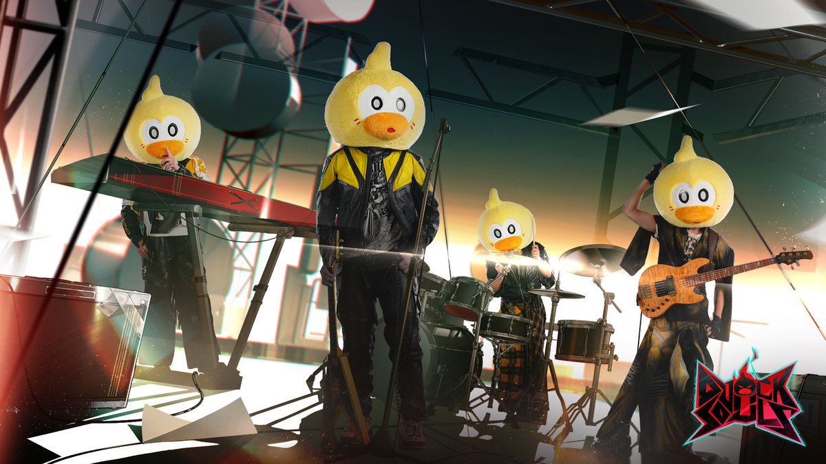 PathtoNowhereEN's tweet photo. ■ Born to quack, built to rock!

No one knows where they waddled from—only that their arrival means instant chaos in DisCity!
Resistance is futile. Surrender to the quackening!

#PatchtoNowhere #PTN #DuckSouls https://t.co/d7BBEvMbdR
