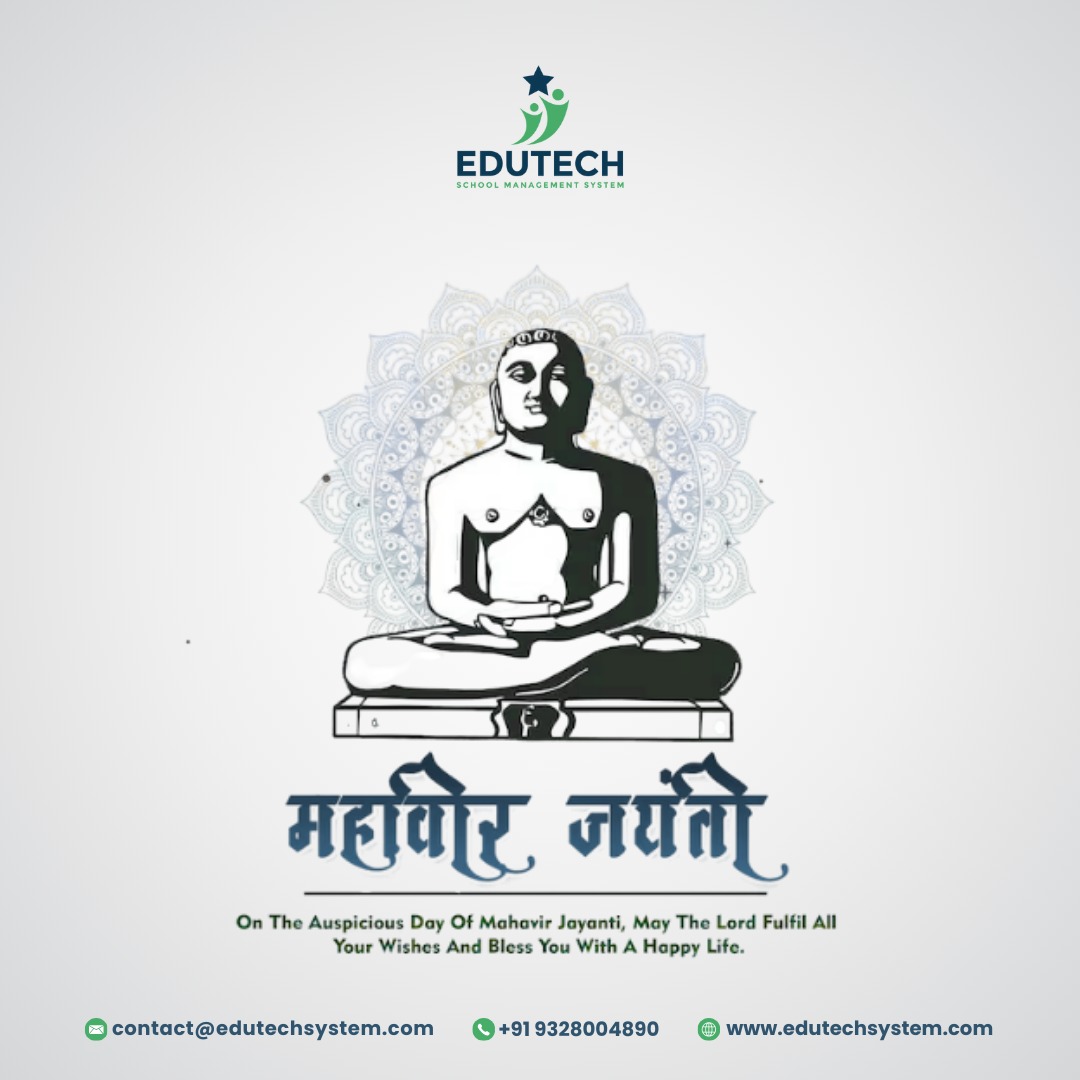 EduTechSMS's tweet photo. 🪔 Celebrate Mahavir Jayanti with prayers, peace, and purpose.

@AequitasInfotec  @e_care_software  @caofficeauto 

#MahavirJayanti2025  #LordMahavir  #Ahimsa  #Jainism  #PeaceAndCompassion  
#NonViolence  #SpiritualAwakening  #MahavirSwami https://t.co/X58QSGCul9