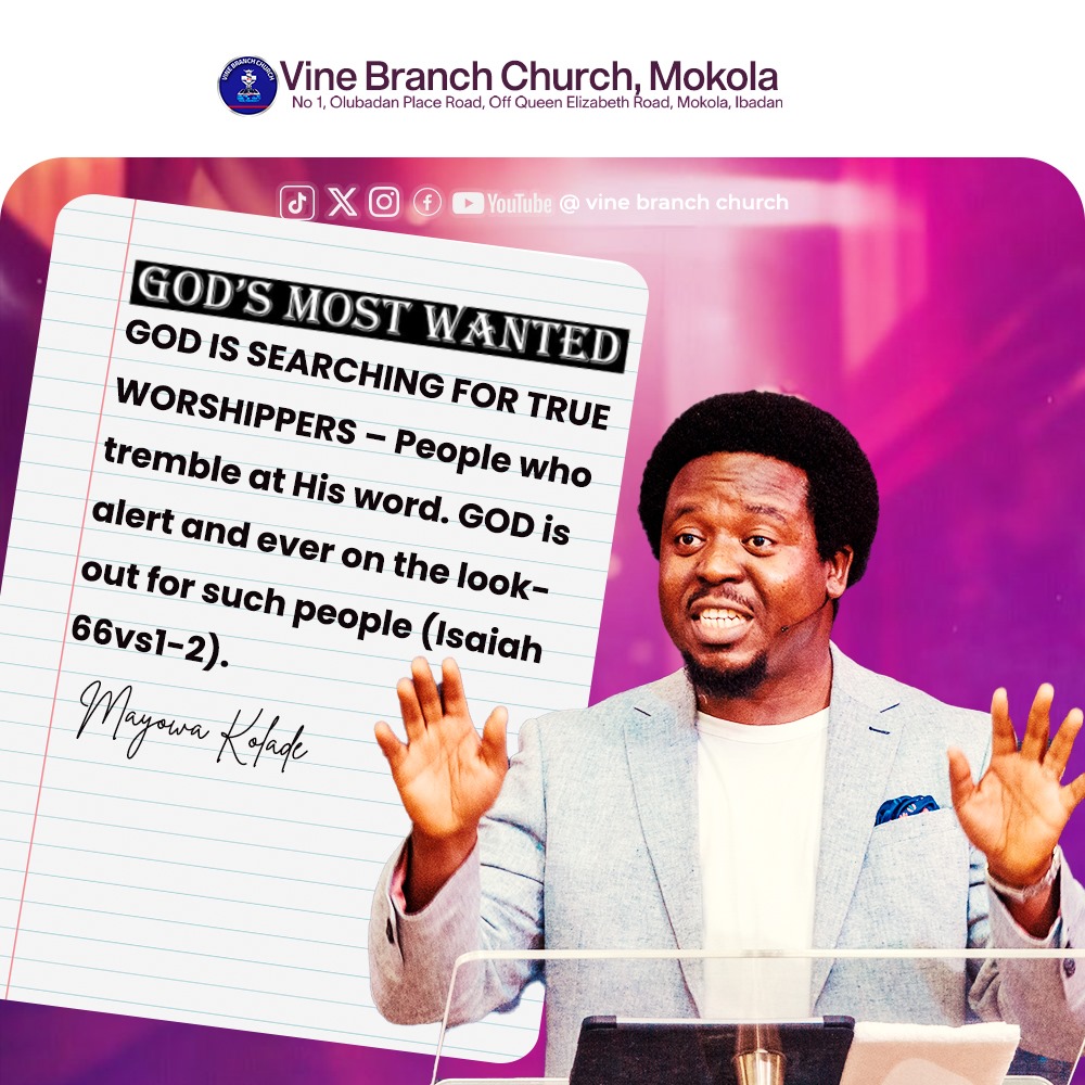 VBCmokola's tweet photo. #God'sMostWanted
#SpringService
#VBCMokola
#VineBranchChurch
@MayowaKolade https://t.co/URecS3DQPe