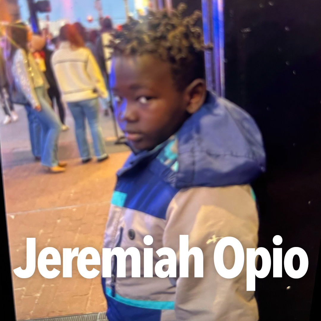 LebanonPD's tweet photo. **MISSING JUVENILE **

The Lebanon Police Department is requesting the public’s assistance in locating 10-year-old Jeremiah Opio. He left on his bicycle around 7 PM in the Five Oaks Court neighborhood and never returned. Jeremiah is 4’11” and around 110 pounds. He was last seen wearing green pajama pants, a green shirt, and a green jacket. His bicycle is blue and purple. If you have any information on the whereabouts of Jeremiah, please contact 911 immediately or the Lebanon Police Department directly at 615-444-2323.