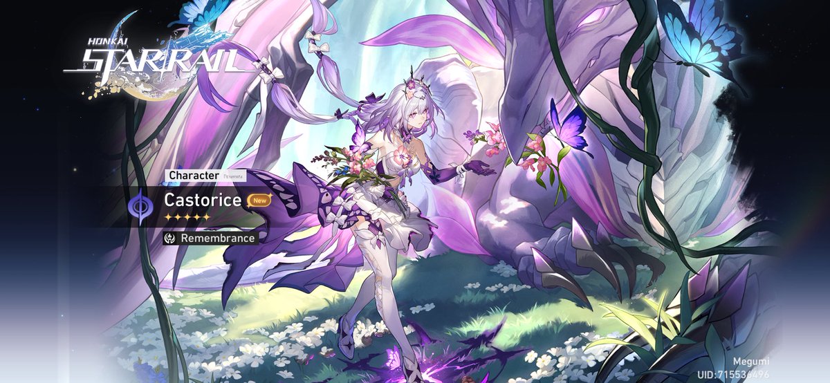 tigress_mini's tweet photo. Castorice obtained 😊🦋 https://t.co/d5ahFXz0Hb