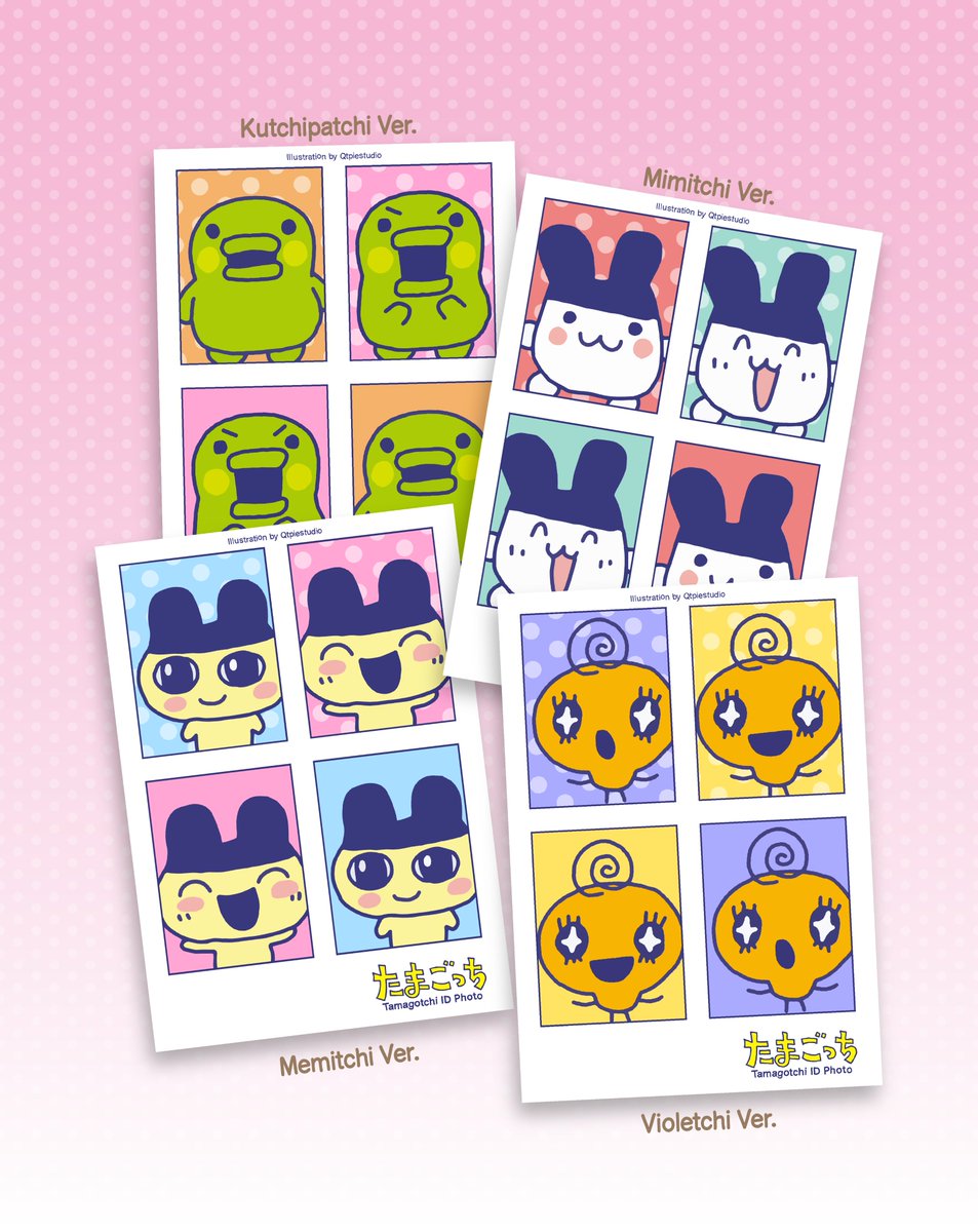 qtpiestudio's tweet photo. (๑’ᵕ’๑)⸝* Tamagotchi Series Illustration by Qtpiestudio
.𖥔 ݁ ˖ ✦ ‧₊˚ ⋅

⭑ID Photo .ᐟ
• Size : 3x4cm | Doff Laminated
⤷ Available in 4 different characters

[Buy Now! Ready Stock]
🛒shopee : Qtpiestudio

#QTPIE #qtpiestudio https://t.co/z9RnvRYZae