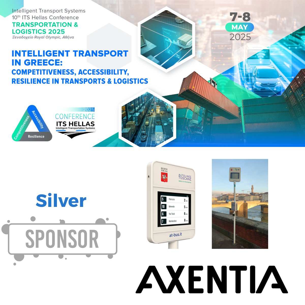 🚏 @Axentia_SE joins #ITSHellas2025 as a Silver Sponsor!

iBus displays: 5-year battery, 5-minute installation, zero wiring – smart, inclusive &amp; sustainable.

🔗 axentia.se
📅 7–8 May | Royal Olympic, Athens

#SmartMobility #RTI #LowPowerTech #PublicTransport