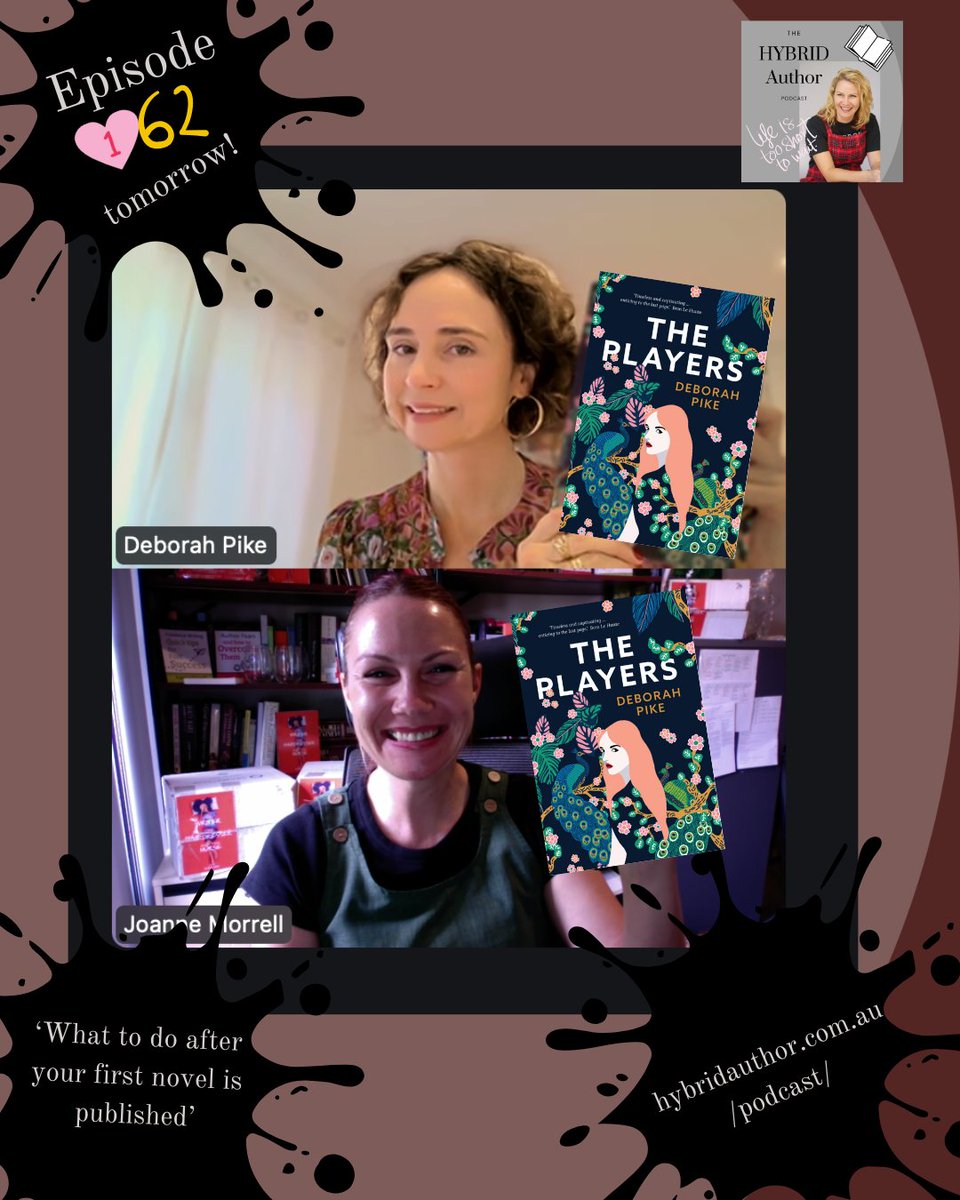 I could have chatted to Deborah Pike about her sublime new read 'The Players' and 'what to do after your first novel is published' all day long. 

Super excited to release this episode 162, tomorrow! 

hybridauthor.com.au/podcast/ 

#fremantlepressbooks #contemporaryfiction