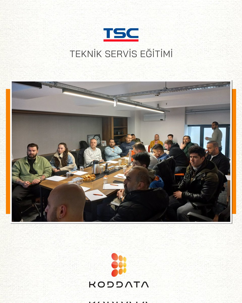 koddata's tweet photo. KODDATA olarak gerçekleştirdiğimiz TSC Teknik Servis Eğitimimiz yoğun katılım ile gerçekleşti. 

Yenilikçi TSC teknoloji ürünlerinin teknik detaylarına dair verilen eğitimde, verimliliği arttırmak ve hızlı sorun tespiti adına oldukça önemli bilgilere değinildi. https://t.co/byObvdg0w6