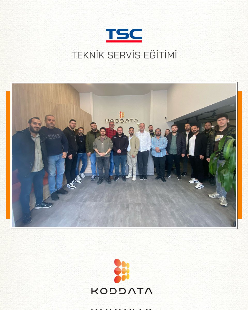 koddata's tweet photo. KODDATA olarak gerçekleştirdiğimiz TSC Teknik Servis Eğitimimiz yoğun katılım ile gerçekleşti. 

Yenilikçi TSC teknoloji ürünlerinin teknik detaylarına dair verilen eğitimde, verimliliği arttırmak ve hızlı sorun tespiti adına oldukça önemli bilgilere değinildi. https://t.co/byObvdg0w6