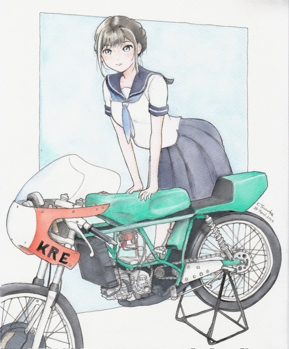 「#原付の日日本では知名度の低いユーロ50cc。モトベカン、クライドラー、プフ… 」|Kaz Tsuruokaのイラスト