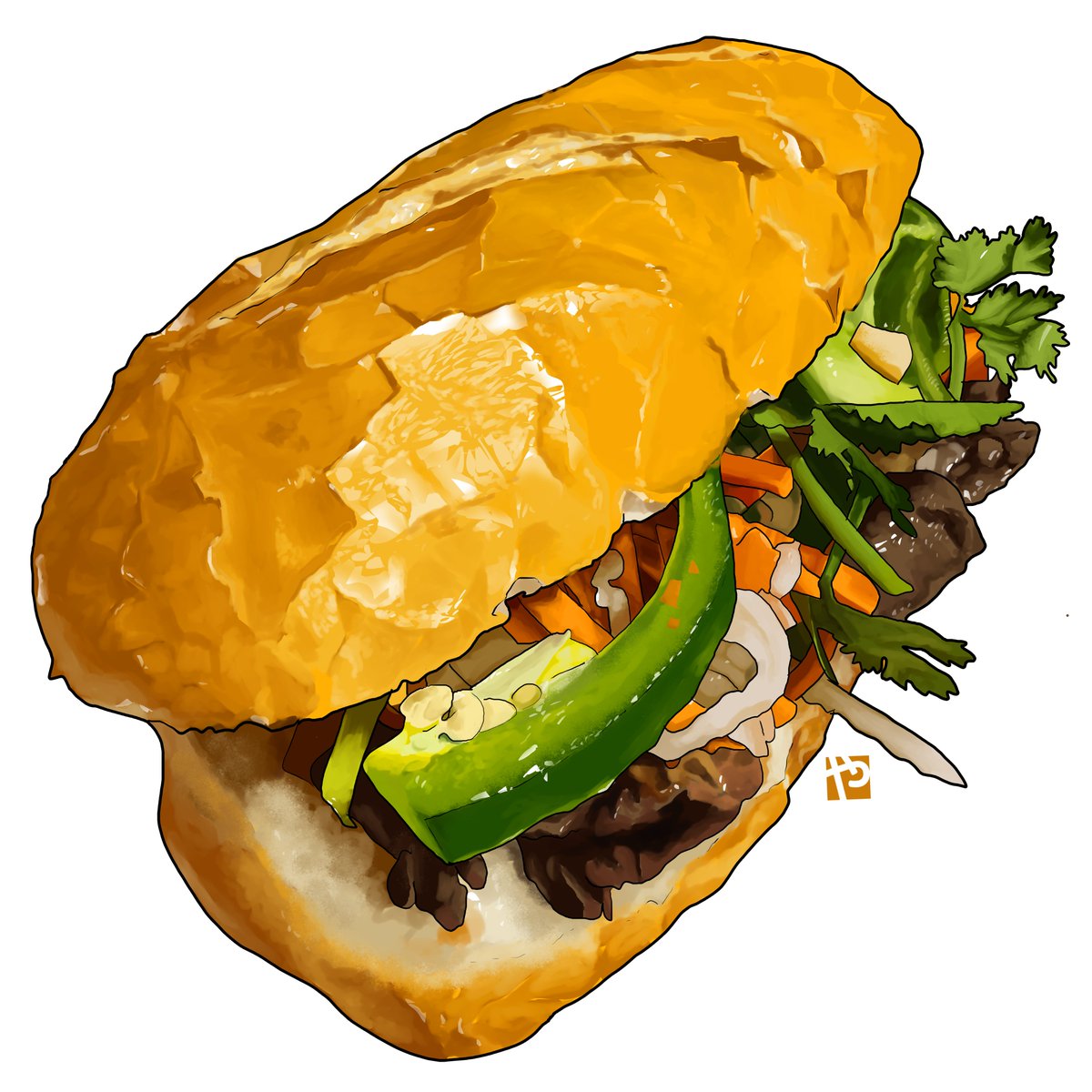 itadaki_yasu's tweet photo. Am I too late for #PortfolioDay ?
I'm Seattle based Food illustrator and hope to do more food illustrations for restaurants!! https://t.co/8VVj17CQaj