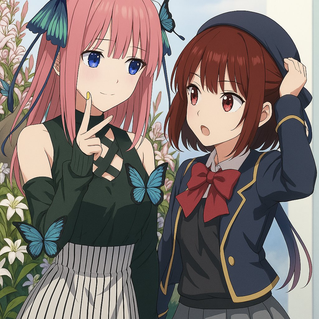 LRam08132001's tweet photo. Mis dos waifus favoritas 🥰 https://t.co/n3wnXyh19e