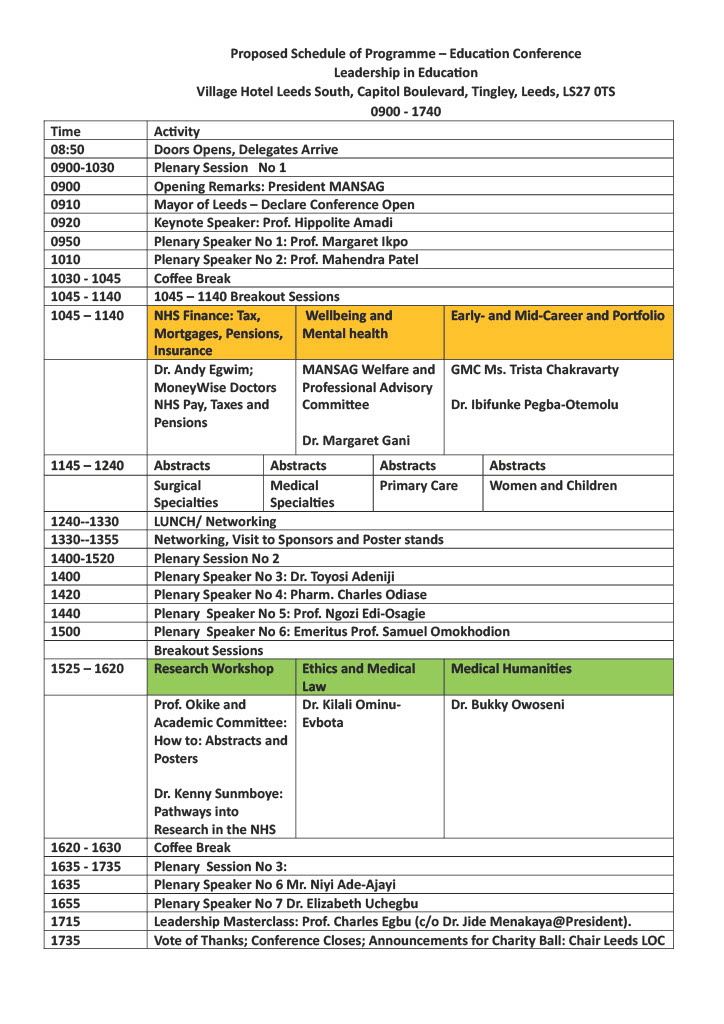 MANSAG_uk's tweet image. Take a look at the programme of events and meet some of the Speakers for #mansag2025 Annual Educational Symposium and Spring Ball at Leeds.
👉tinyurl.com/mansagball
@Nrs_Kethz @docmagsy @DouglasOkor @cahn_uk @worldzico @DrIbifunke @AFAlalade @gmcuk @Fmohnigeria @PatrickObidoyin