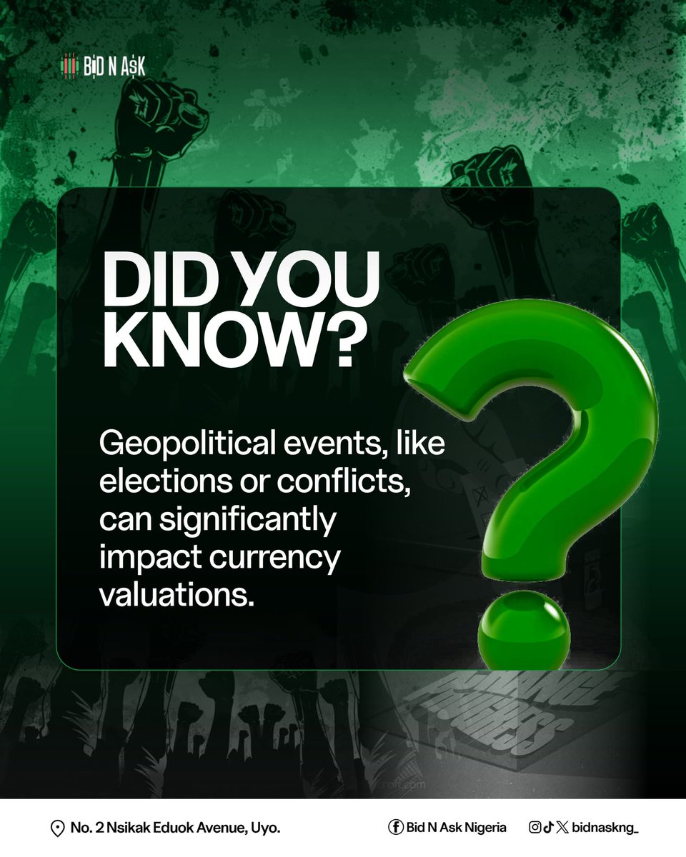 bidnaskng_'s tweet photo. ❇️ Don't trade in a vacuum! Geopolitical events play a HUGE role in trading. 

❇️ Understanding the world helps you understand the market 

Keep your eye on the news!😊 https://t.co/M4xcEH6KlP