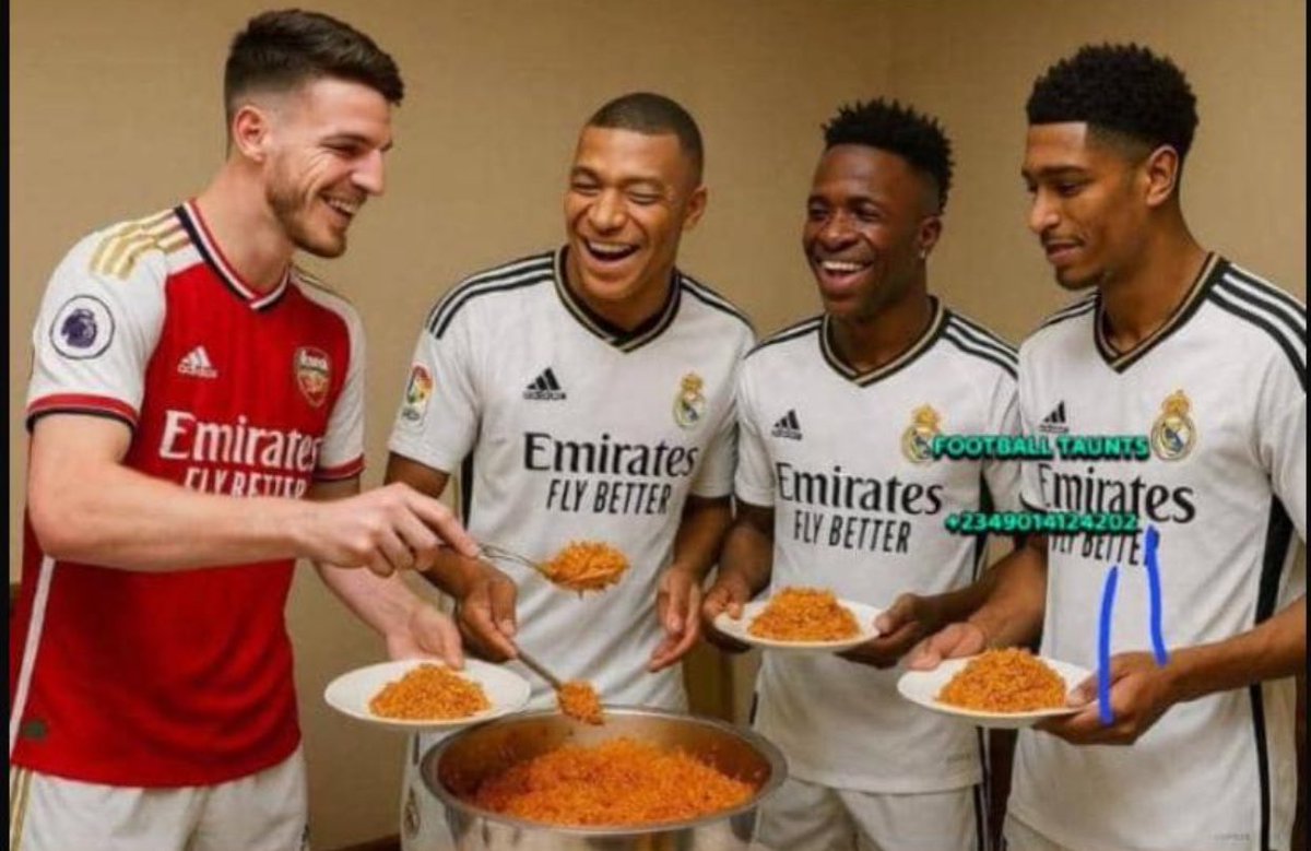 Good morning from Madrid, take two portion of rice each.