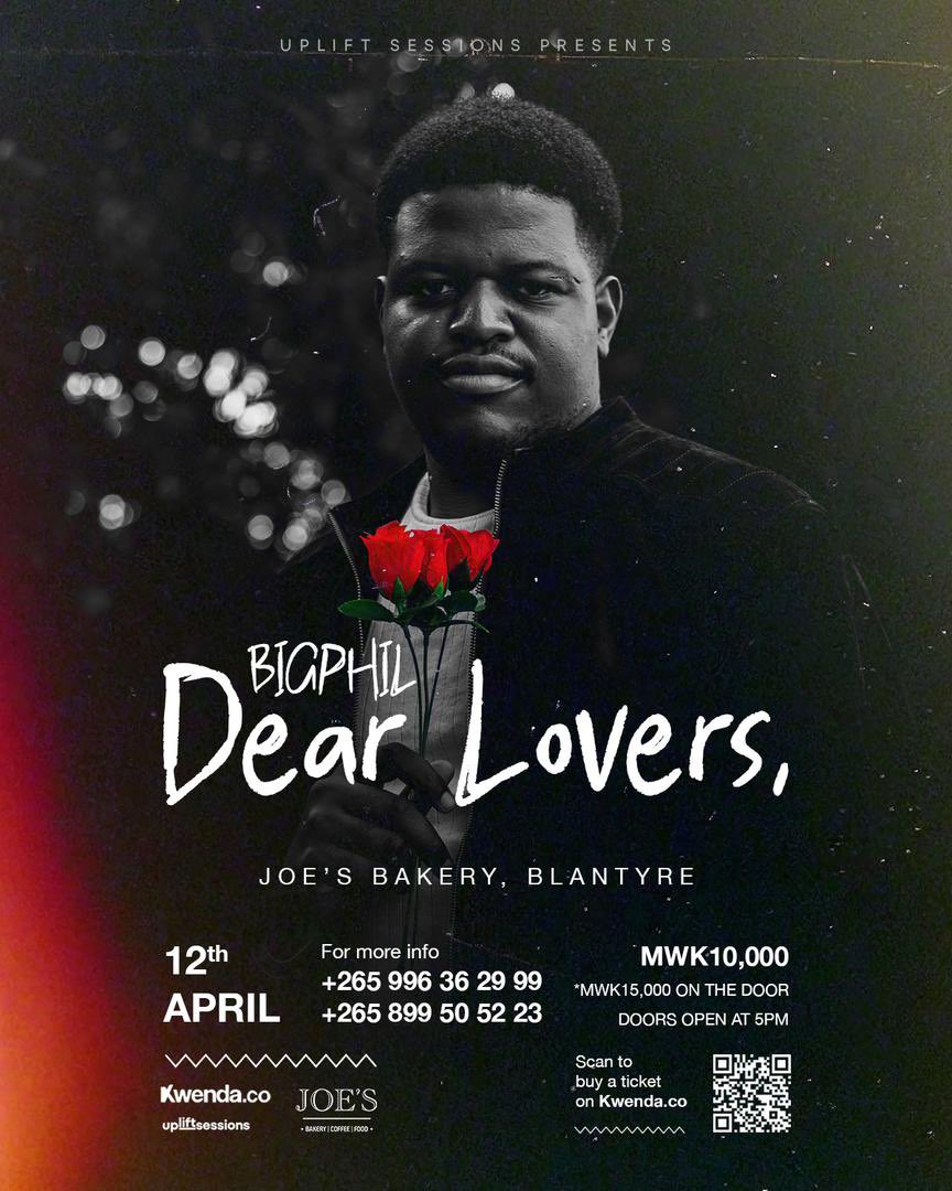 AlipoAndrewsII's tweet photo. Dear Lovers in Blantyre at Joe’s Bakery!🚨🔥

Tickets are going at K10,000 only: Available at Joe’s Bakery and on https://t.co/nYG7uZzssf

RT for awareness!🙏🏽 https://t.co/9URJJCTrmi