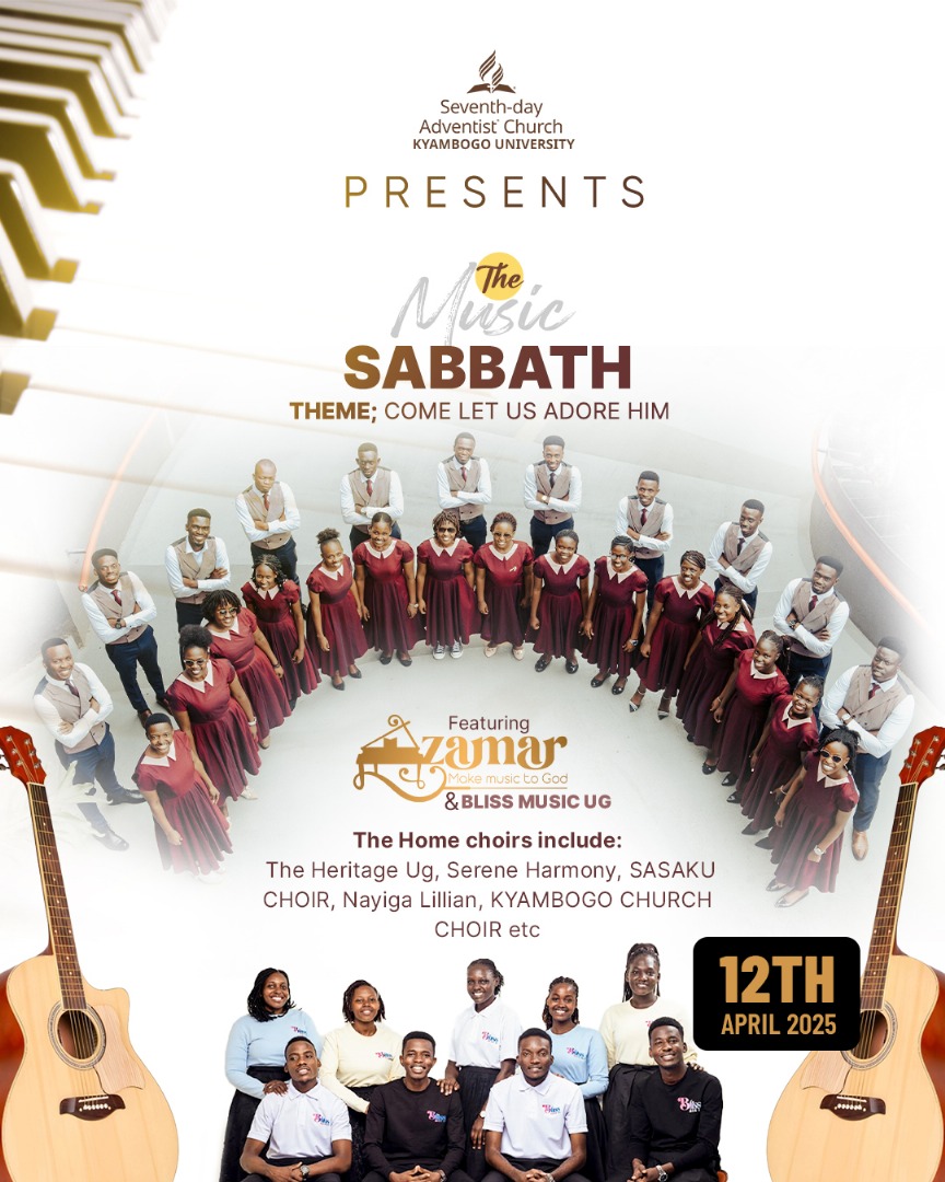 SdaKyambogo's tweet image. 🎶 Join us for an unforgettable experience this Saturday, April 12th, 2025! 🎉 Come for a day of soul-lifting music and a peaceful Sabbath gathering. 🙏
Bring your friends, family, and your good vibes—let&apos;s celebrate the melody! 
See you there! 
#SabbathVibes 
#MusicAndFaith