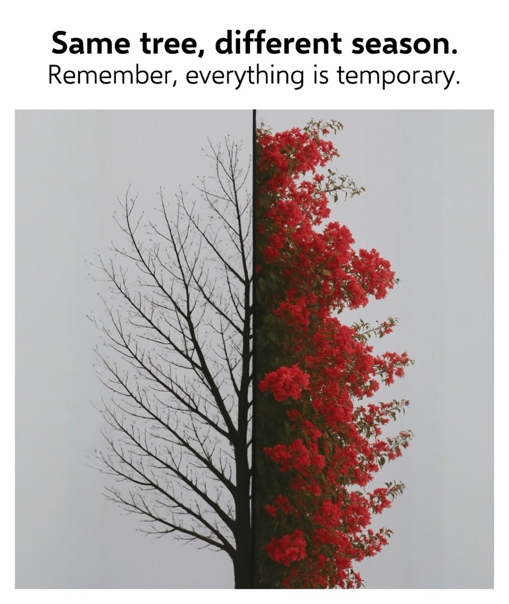 Dear son, Nothing is permanent.