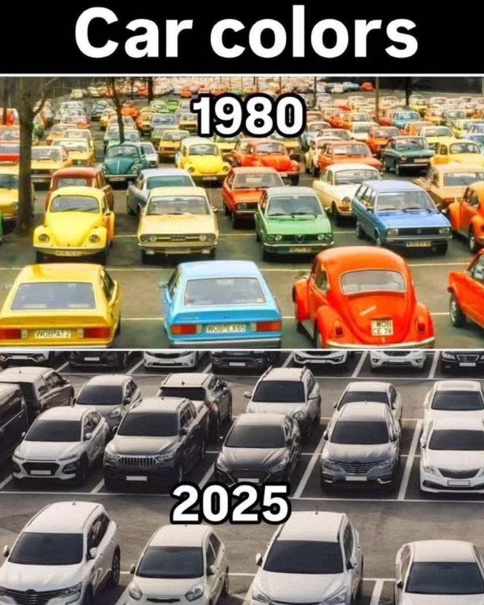 لماذا كانت السيارات في الماضي زاهية الألوان ونابضة بالحياة بعكس سيارات هذا العصر؟