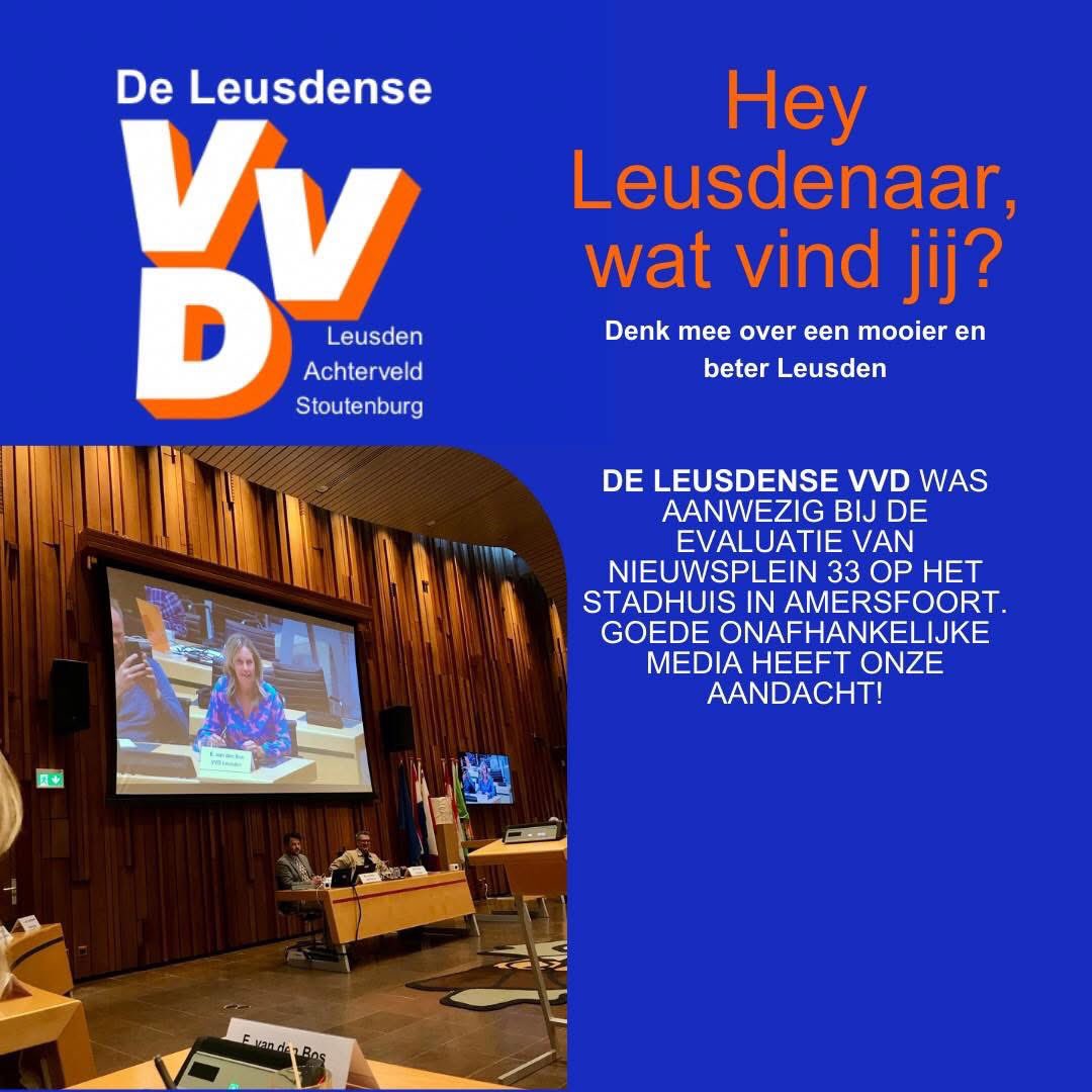 Wij lieten ons informeren over Nieuwsplein33 in het Stadhuis Amersfoort. Zij hadden zelf een evaluatie gedaan en dit werd besproken. Gemeente Leusden en Gemeente Amersfoort trekken hier samen in op. Wij kijken uit naar de onafhankelijke evaluatie die dit jaar gaat plaatsvinden.