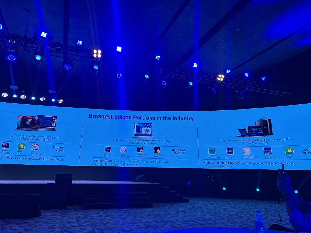 MrRohanPal's tweet photo. Dell has introduced its new range of portfolio with Intel, AMD, and Qualcomm chipsets. We have the Dell, Dell Pro, and Dell Pro Max. 

@Dell_IN https://t.co/1fsOjzq0Hd