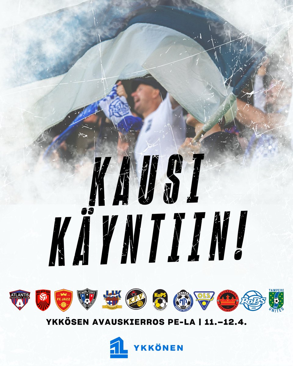 miesten_ykkonen's tweet photo. 𝐏𝐞𝐫𝐣𝐚𝐧𝐭𝐚𝐢𝐧𝐚 𝐣𝐚 𝐥𝐚𝐮𝐚𝐧𝐭𝐚𝐢𝐧𝐚 mennään! ❤️‍🔥

Peli on parasta paikan päällä, mutta striimitarpeen yllättäessä seuraa päivittyvää uutista:

https://t.co/unzWmfi7d4

Muut Ykkösen asiat: https://t.co/dw2trMTOgt

#Ykkönen https://t.co/KzmVAKvQos