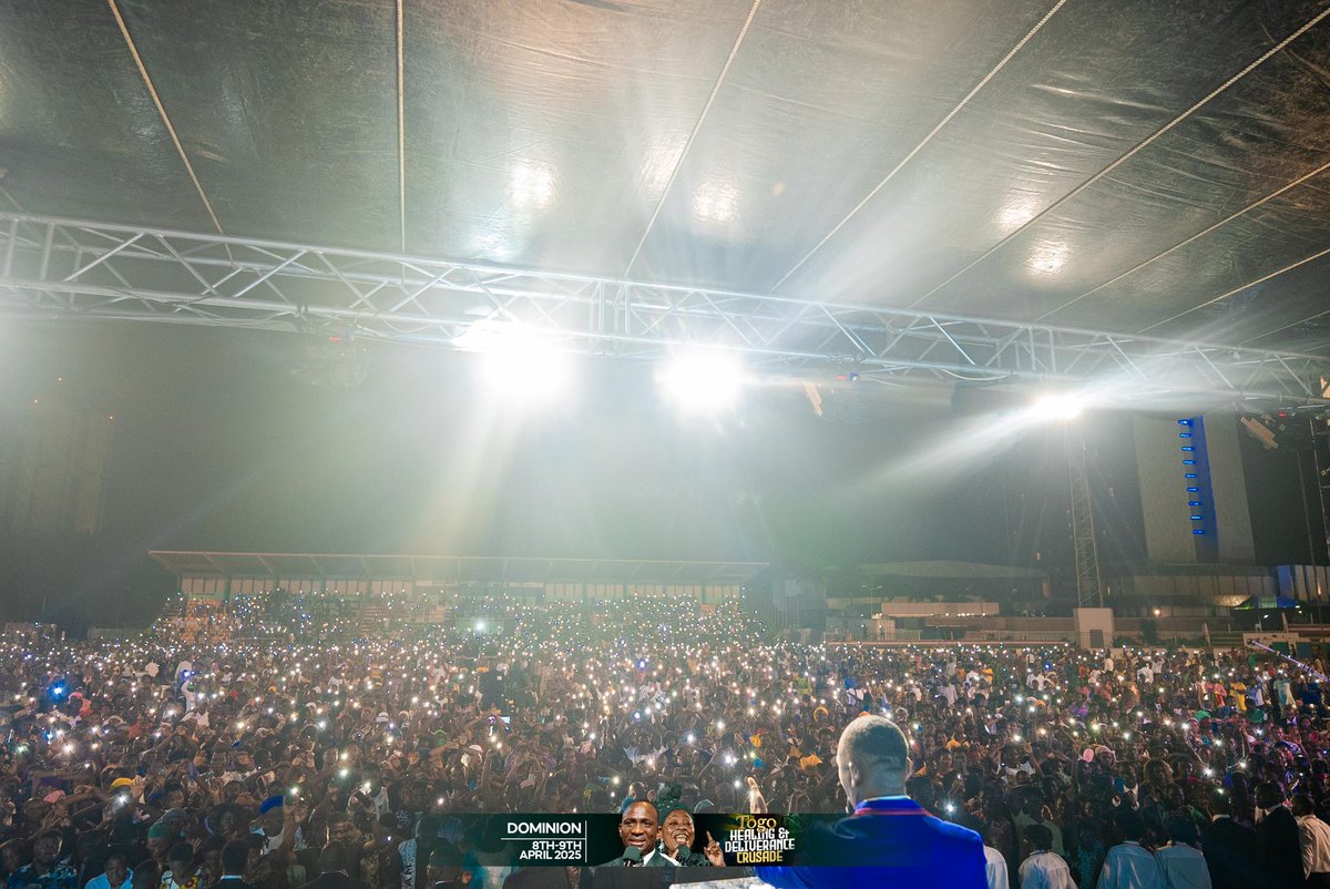 drpaulenenche's tweet photo. It is a season of refreshing and a restoration of lost hope with battered, shattered, and destroyed destinies put together at the Day 1 of the TOGO Healing and Deliverance Crusade.

Lives were transformed and testimonies received in their number. Thank you Jesus!

Pictorial excerpts for Day 1 of the TOGO🇹🇬 Healing and Deliverance Crusade

#togo #healing #deliverance #crusade #pictures