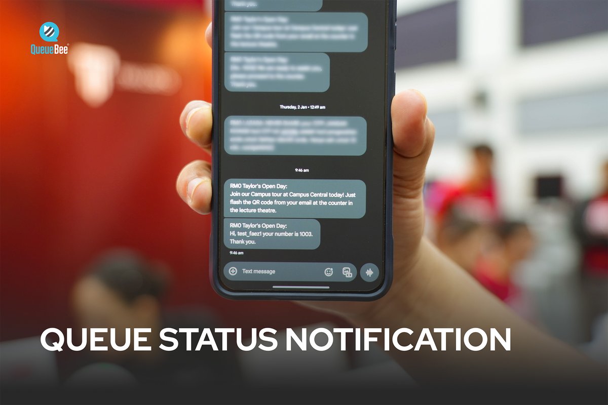 Im_QueueBee's tweet image. QueueBee Solution was on the move at Taylor&apos;s University Open Day last month!🎓

From check-in to one-to-one academic counselling, our virtual queue system and digital signage keep your university open day running smoothly and stress-free!

#Queuebee #TaylorsUniversity