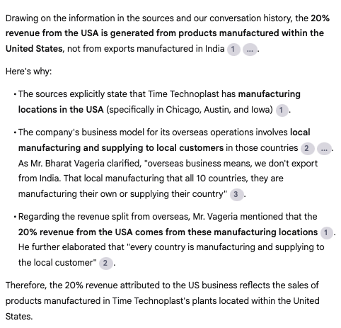 Time Technoplast (Timetechno) has fallen 17-18 percent since the tariff news but here's a clarification...won't affect it at all..