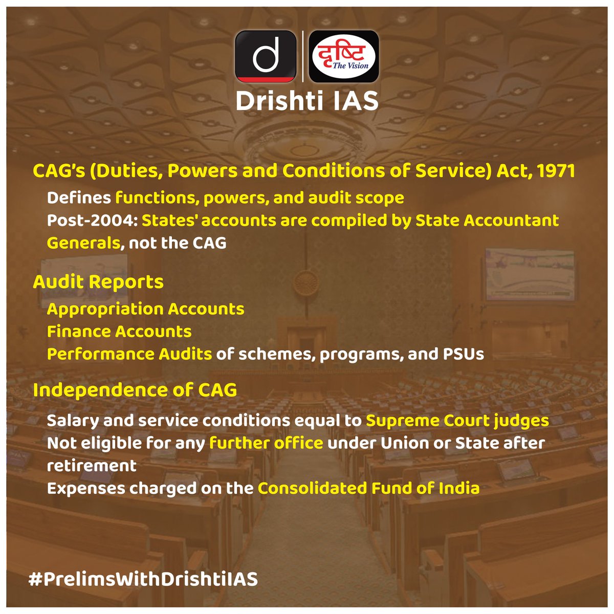 drishtiiaseng's tweet photo. Static Made Simple! Master the fundamentals with our #StaticMarathon.

#PrelimsWithDrishtiIAS #Polity #CAGOfIndia #Constitution #CAG #IndianConstitution #Static #UPSC #Prelims2025 #UPSC2025 #GeneralStudies #IAS #DrishtiIAS #DrishtiIASEnglish https://t.co/o99rJRHltW