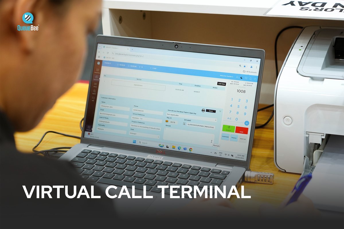 Im_QueueBee's tweet image. QueueBee Solution was on the move at Taylor&apos;s University Open Day last month!🎓

From check-in to one-to-one academic counselling, our virtual queue system and digital signage keep your university open day running smoothly and stress-free!

#Queuebee #TaylorsUniversity