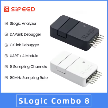 SipeedIO's tweet photo. Before #SLogic16U3(USB3 Logic Analyzer upto 430MB/s bandwidth, <60$) release, we also update the PluseView software for #SLogic Combo8 (<15$ USB2 Logic Analyzer with DAPLink/4UART).
Now it support 40M@8CH in windows too!
Check it out:
https://t.co/MFZ6WnswJd https://t.co/6WTYBdbkAX
