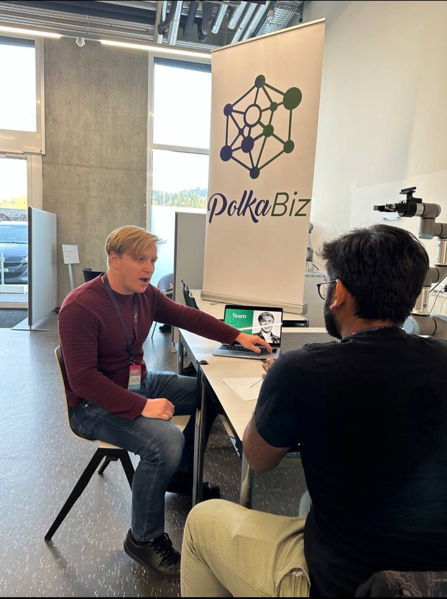 PolkaBiz's tweet image. Yesterday the students got excellent mentorship from @the_seraya @DrW3RK @nachortti
Now they are ready for the pitch final tomorrow!
And today is another great day at the @AcademyPolkadot