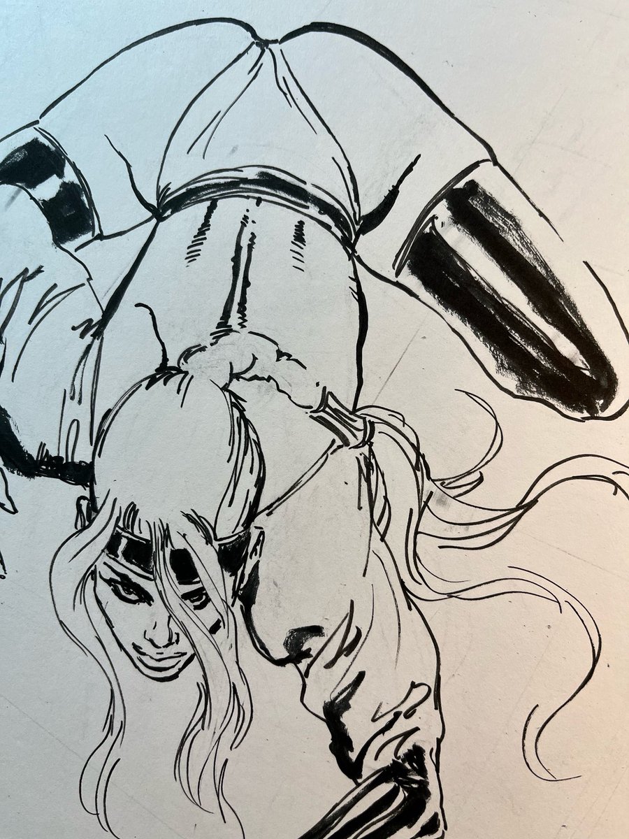 MARK_BEACHUM's tweet photo. Samuree recreation pinup
https://t.co/I6dgonbt8s
#samuree #comics #inkart #comicsgate #sexyart #comicartist #artistonx #comicart #markbeachum #blackartist #drawing #artforsale #artcollectors https://t.co/JDnZC3iDYz