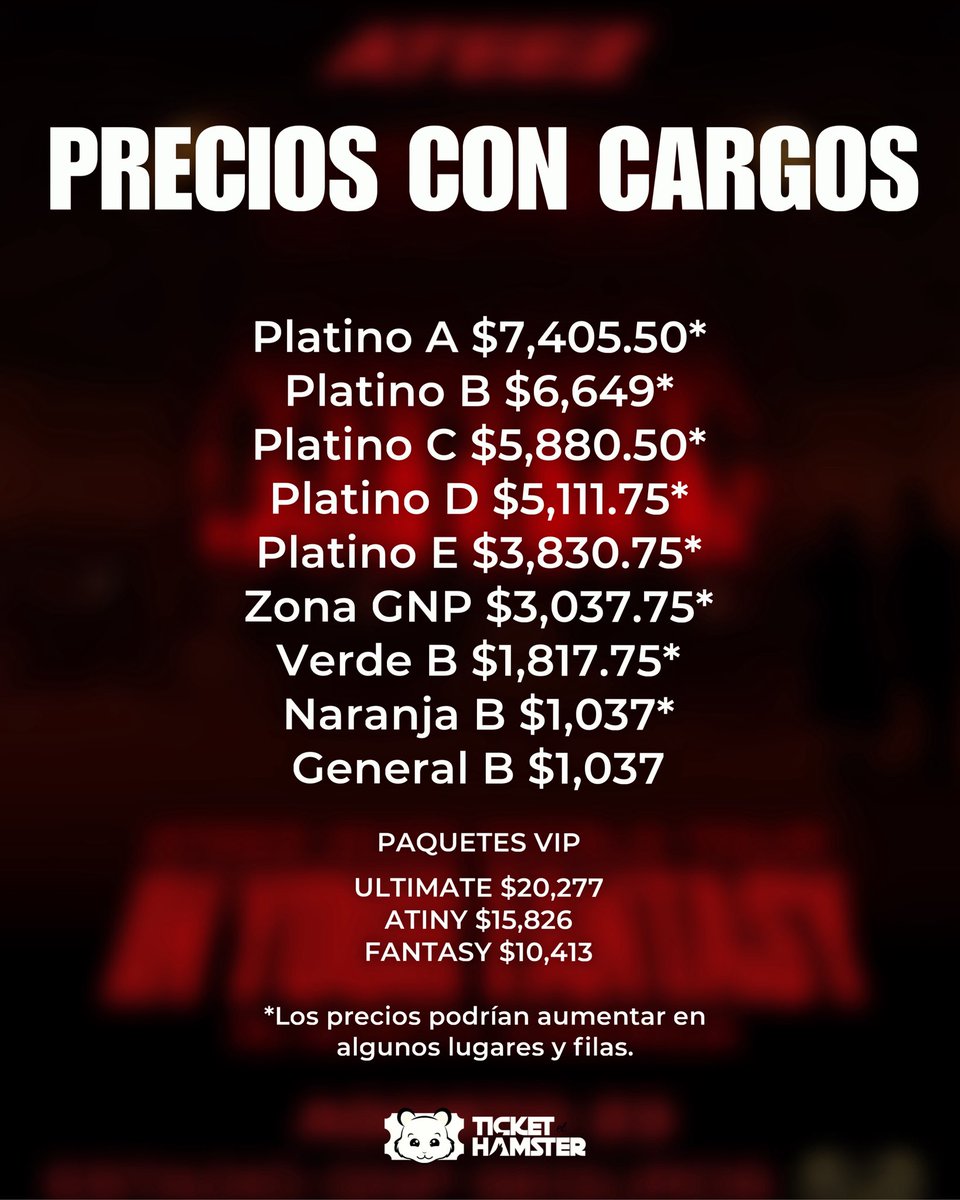 RubioSalazarAl1's tweet photo. #OCESAQueremosClaridad
@Profeco 
Nos ofrece un concierto con precios elevadísimos, con paquetes VIP que son una porquería. 
Y todavía nos implementa la tarifa dinámica, nunca nos brinda la información de los conciertos. https://t.co/YKv3o98VwE