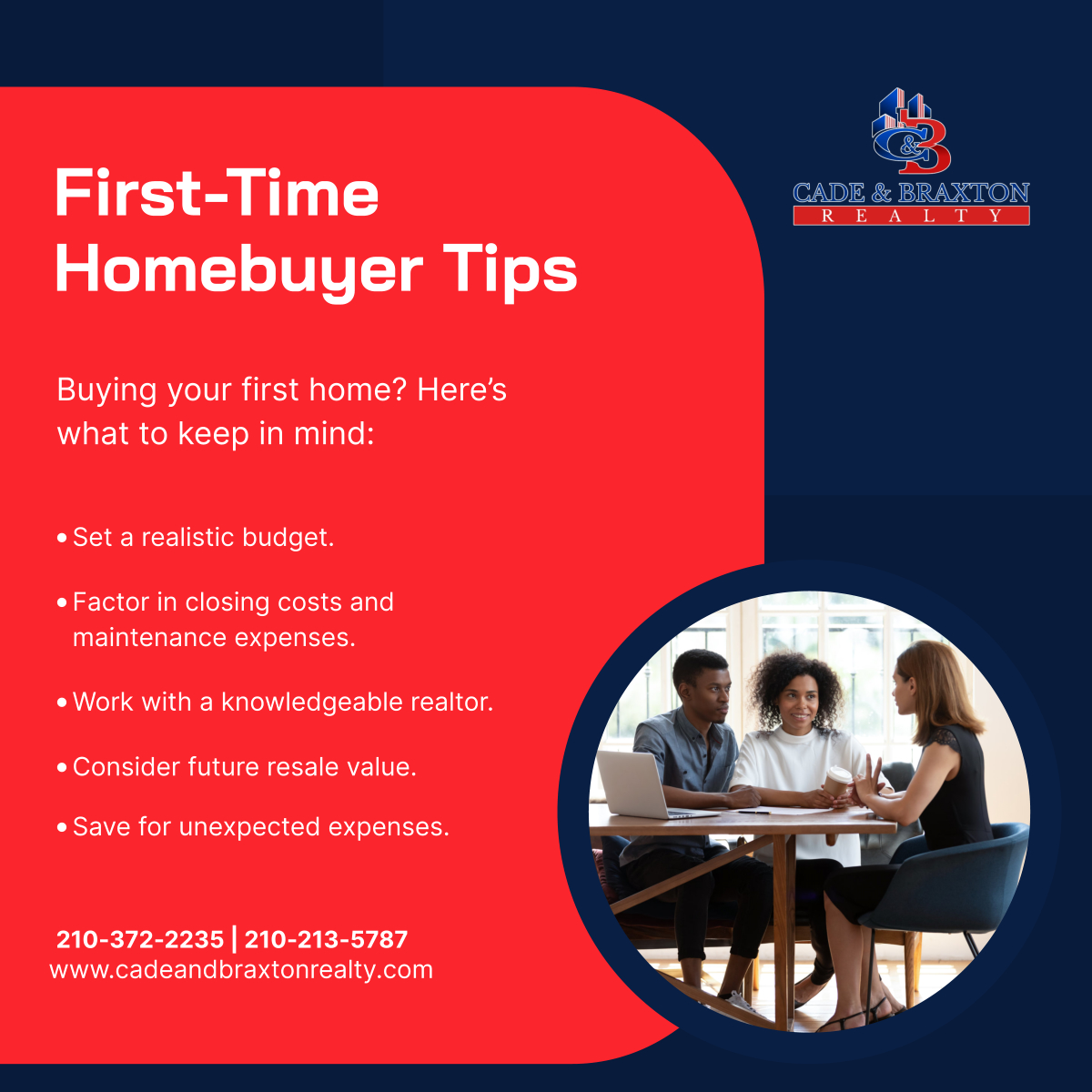cadenbraxton's tweet photo. Buying your first home? Avoid common pitfalls! Follow these essential tips for a smooth and stress-free purchase. Contact us for expert guidance! 

#SanAntonioTX #RealEstate #HomeTips https://t.co/PMm1Jn8AS2