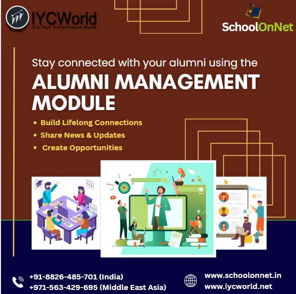 schoolonnet's tweet image. 🎓 Stay connected, even after school!

✅ Build lifelong connections
✅ Share updates &amp;amp; success stories
✅ Create new opportunities through your alumni network

#SchoolERP #AlumniManagement #IYCWorld #SchoolOnNet #EdTech #SchoolSoftware #EducationSolutions #AlumniNetwork