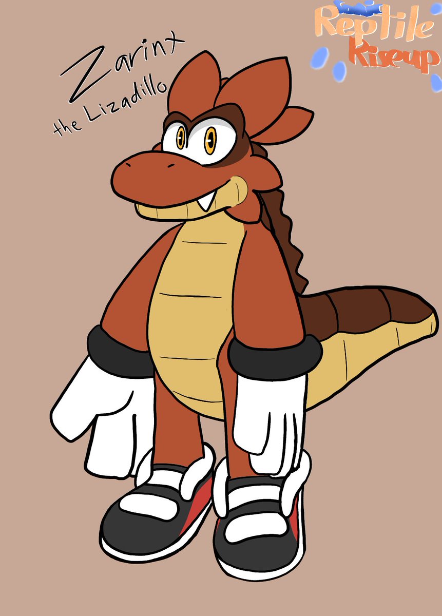 NecktieGator's tweet photo. Lizard armadillo sonic oc concept 
#scalie #furryart 
#SonicReptileRiseupUniverse #SRR https://t.co/VYCZ1R23QA
