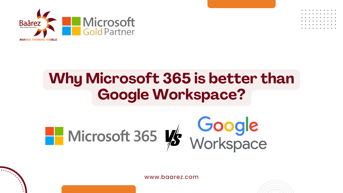 baariztech's tweet image. Looking for a smarter alternative to Google Workspace?
Switch to Microsoft 365 for AI-powered tools, top-tier security &amp;amp; seamless collaboration.
✅ Powered by @baariztech a Microsoft Gold Partner.
👉 Schedule your free demo today! tinyurl.com/2c6gld2p

#Microsoft365 #CloudTool