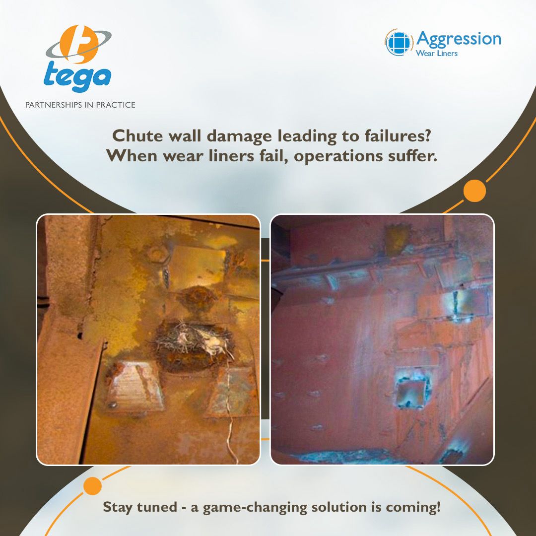 tega_industries's tweet image. Frequent liner failures? Unplanned downtime? High maintenance?

 Every shutdown hits productivity hard.
Common issues: 
🔸 Chute punctures
🔸 Buildup &amp;amp; caking
🔸 Frequent replacements
A game-changing solution is coming. Stay tuned!

#TegaIndustries #StayTuned #MiningChallenges