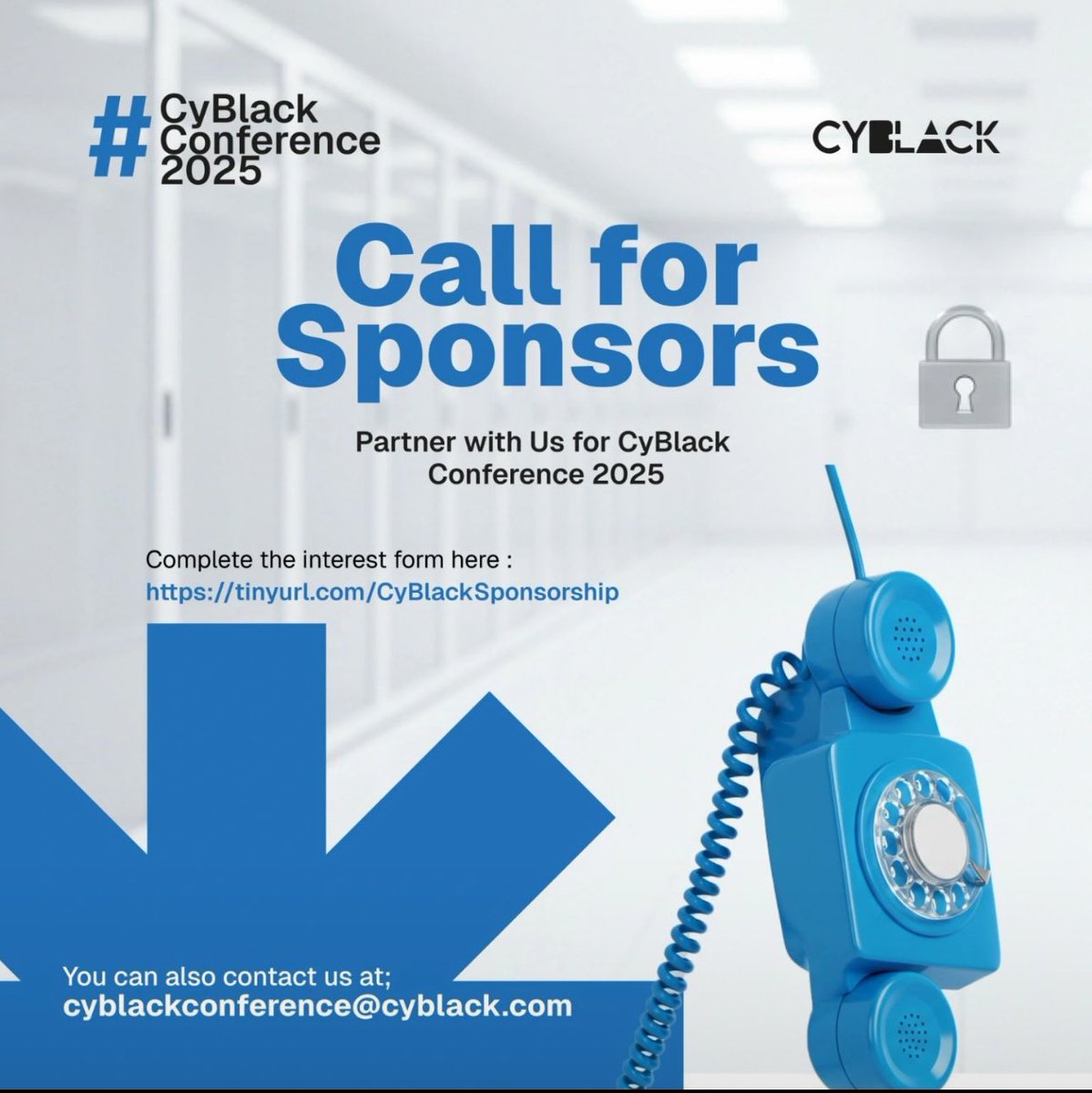 If you come across this post, please help us repost for reach 🙏🏾

Our sponsor is on your timeline 

tinyurl.com/CyBlackSponsor…