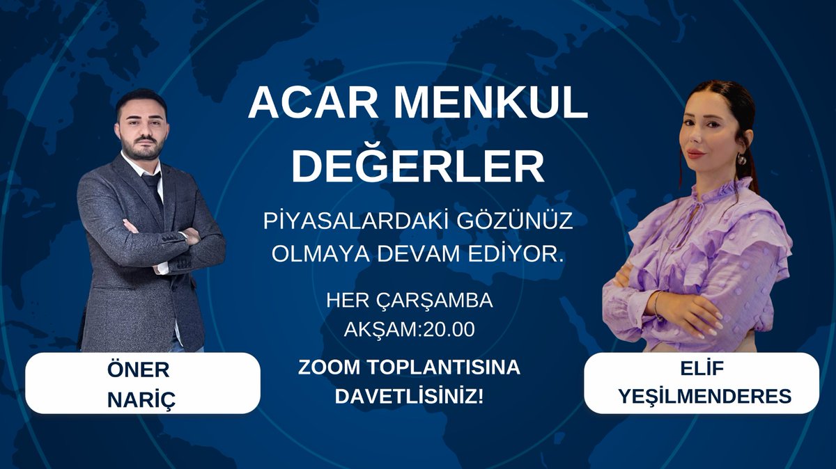 AcarMenkul's tweet photo. Eğitim tadında geçecek olan bu sohbete tüm yatırımcı ve katılımcılarımızı bekliyoruz. Katılmak için: egitim@acar.com.tr mail adresine iletişim bilgilerinizi iletebilirsiniz. 
@elifyesilmndrs  @oner_narinc https://t.co/2mwsAOLAYL