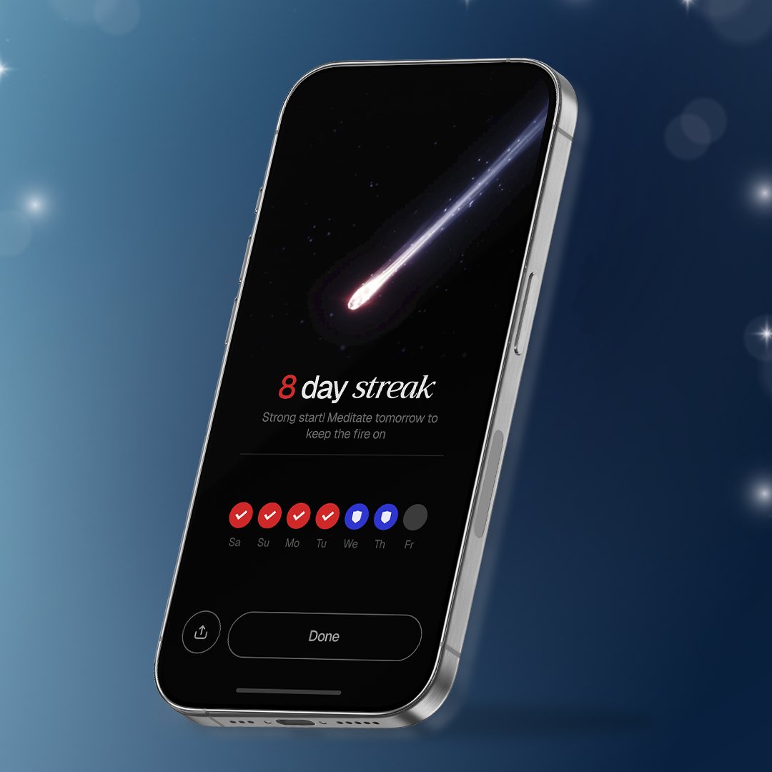 Consistency is where the magic happens! With Miracle of Mind App, you can track your meditation streaks, stay motivated, and build a routine that transforms your mind - one meditation at a time. You can even share your progress with friends and inspire them to join the journey.